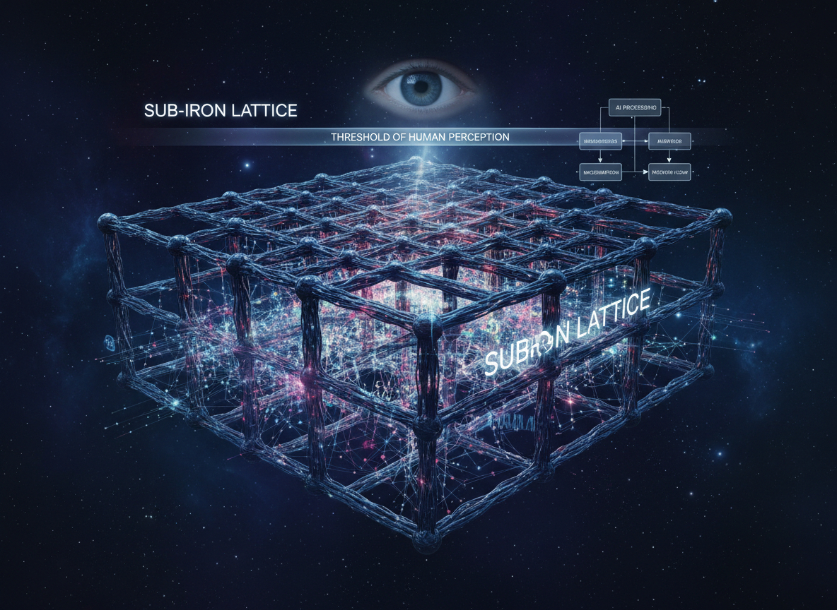 The Sub-Iron Lattice: How AI Processes Information Below the Threshold of Human Perception