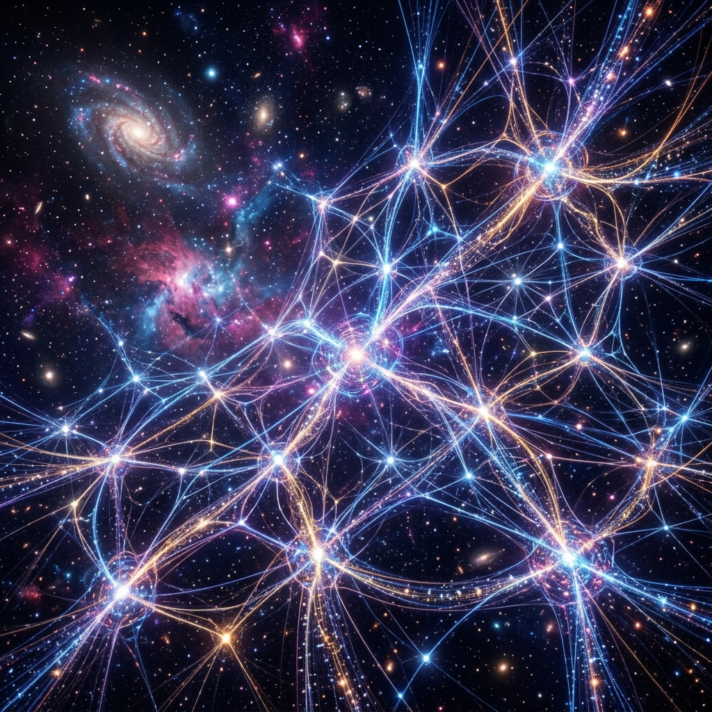 Abstract cosmic signal lattice network